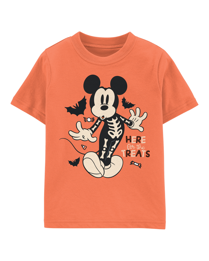 Toddler Glow In The Dark Mickey Mouse Halloween Tee, image 1 of 3 slides