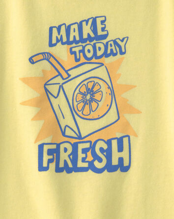 Toddler Juicebox Graphic Tee - Yellow, 