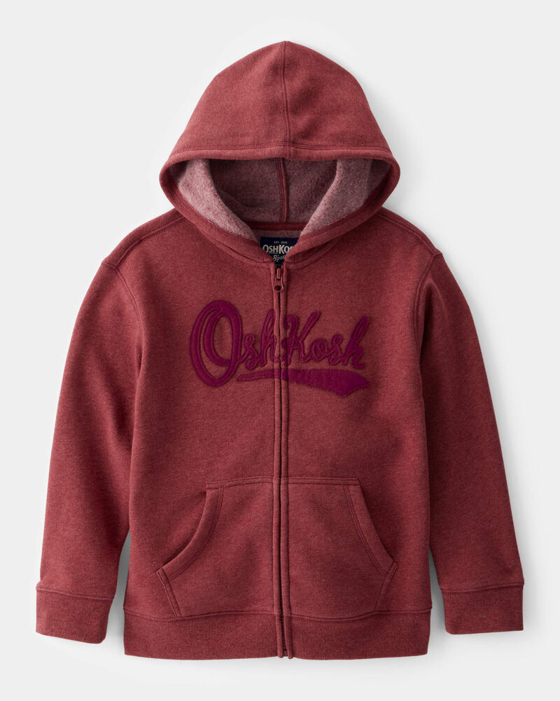 Boys DayDream Fleece Jacket - Red, image 1 of 3 slides