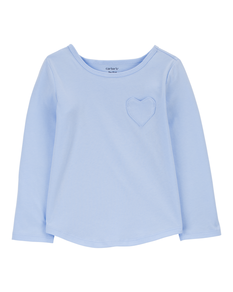 Toddler Heart Pocket Tee, image 1 of 3 slides