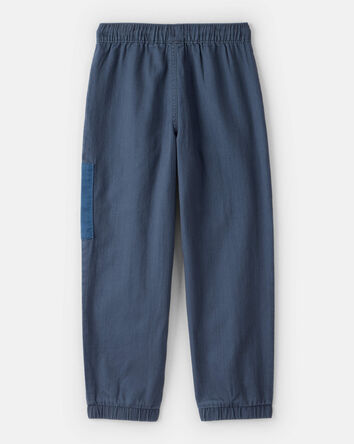 Boys Colorblock Cargo Joggers - Navy, 