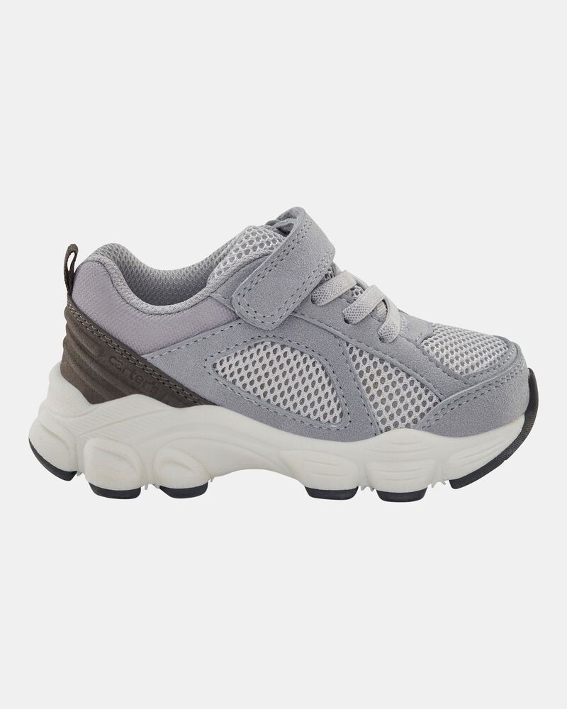 Toddler Athletic Sneakers - Grey, image 2 of 7 slides