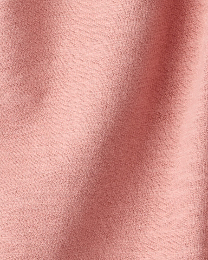 Baby Girl 100% Cotton Wide-Leg Pants - Pink, image 3 of 4 slides