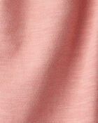 Baby Girl 100% Cotton Wide-Leg Pants - Pink, image 3 of 4 slides