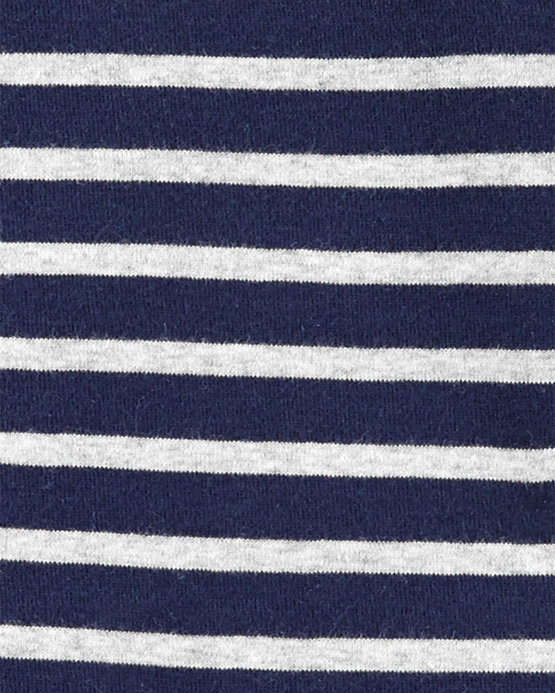 Toddler 1-Piece Striped 100% Snug Fit Cotton Footie Pajamas, image 2 of 4 slides