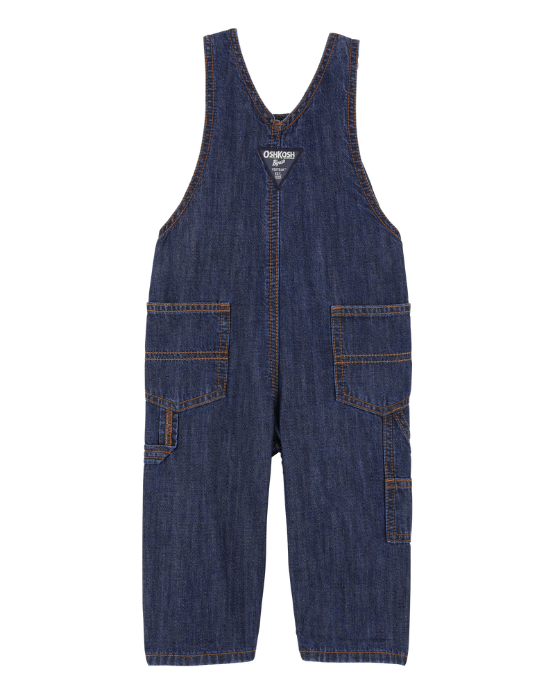 Baby Boy Buffalo Plaid-Lined Overalls, image 2 of 5 slides