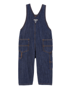 Baby Boy Buffalo Plaid-Lined Overalls, image 2 of 5 slides