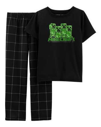Kid 2-Piece Minecraft® Loose Fit Pajamas, 