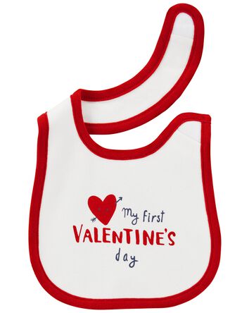 My First Valentine's Day Teething Bib, 