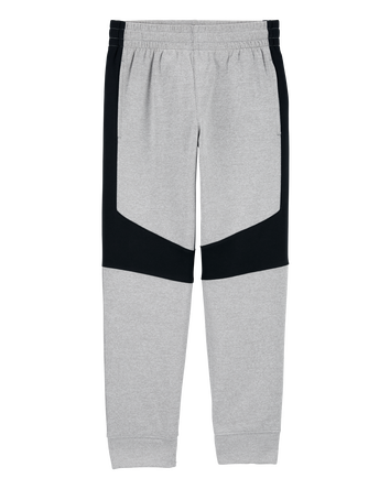 Kid Colorblock Active Mesh Pants - Grey, 