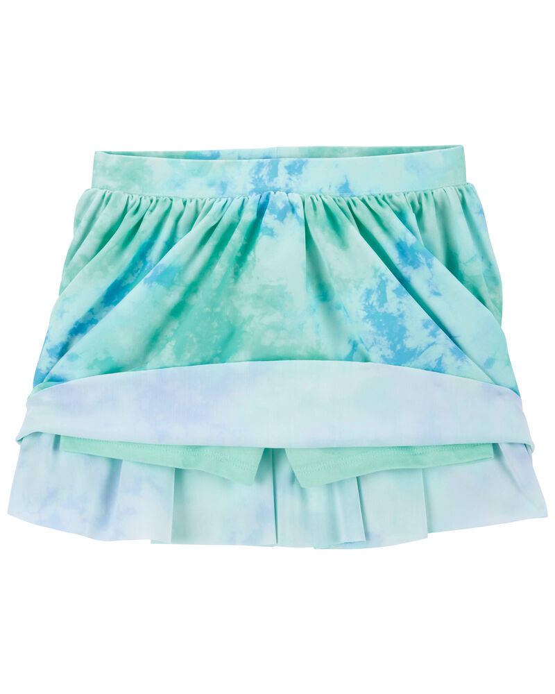 Toddler Cloud Dye Active Skort, image 2 of 3 slides
