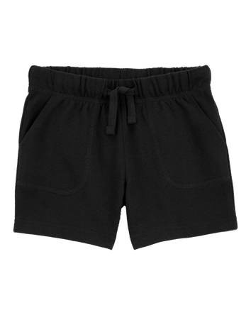 Toddler Pull-On French Terry Shorts - Black, 