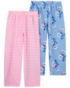 Kid 2-Pack Loose Fit Pajama Pants, image 1 of 4 slides