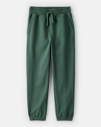 Boys DayDream Fleece Active Drawstring Joggers - Green, 