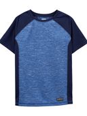 Blue - Kid Sporty Tee in Moisture Wicking Active Jersey