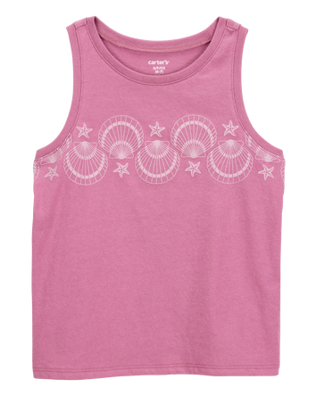 Kid Shell Vintage Muscle Tank - Purple, 