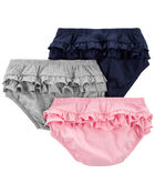 Baby 3-Pack Ruffle Diaper Cover, image 1 of 2 slides