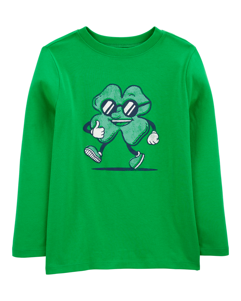 Toddler Boy St. Patrick's Day Long-Sleeve Tee - Green, image 1 of 3 slides