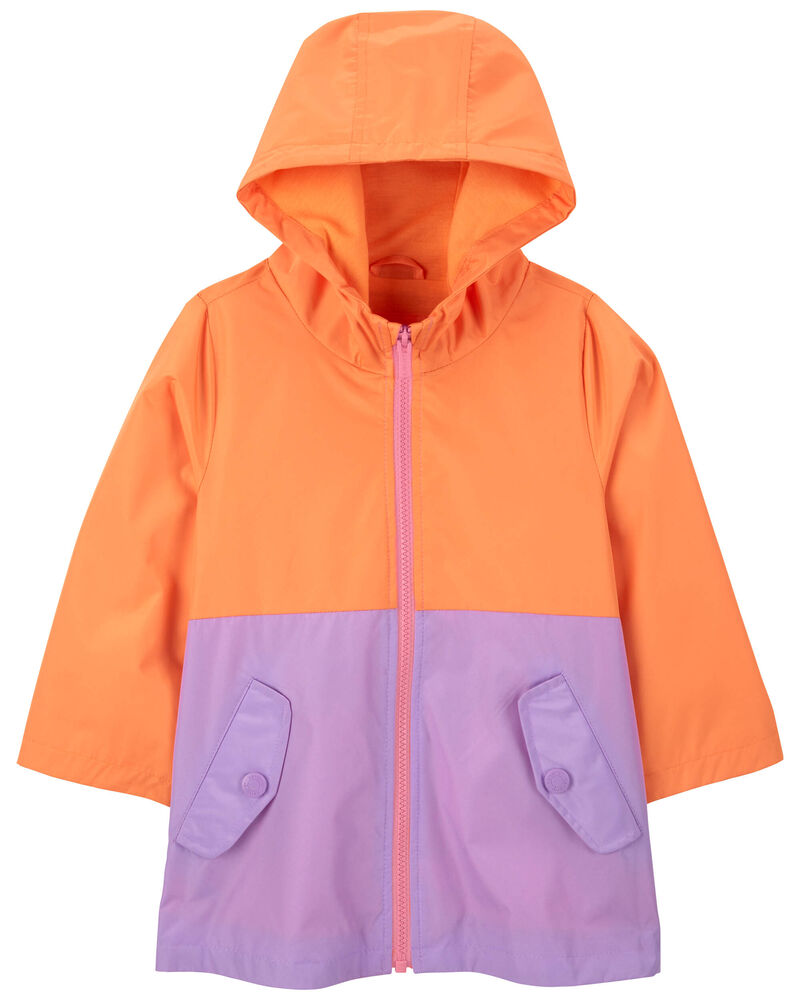 Baby Colorblock Rain Jacket, image 1 of 3 slides