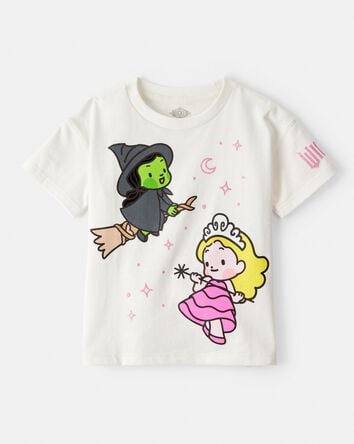 Toddler Girl Wicked Short-Sleeve Graphic Tee - Cream, 