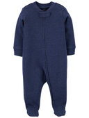 Navy Baby 1-Piece Navy Striped Sleep & Play Pajamas | carters.com
