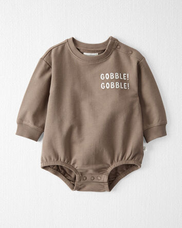 Baby Gobble Gobble Organic Cotton Bubble Bodysuit, 