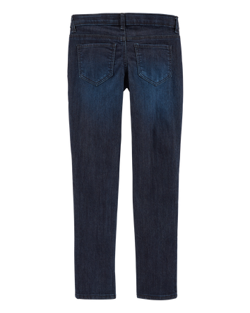 Kid Dark Wash Skinny-Leg Jeans, 