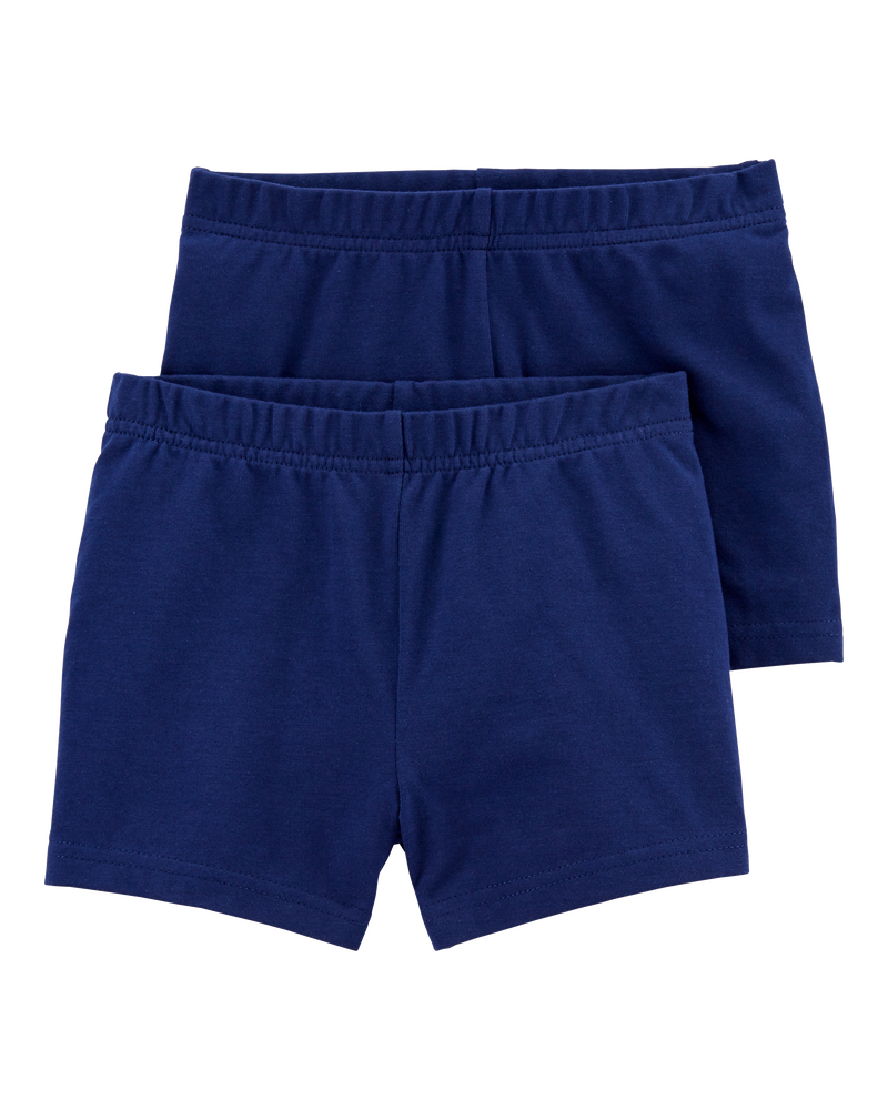 Toddler 2-Pack Tumble Shorts - Navy, image 1 of 3 slides