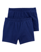 Toddler 2-Pack Tumble Shorts - Navy, image 1 of 3 slides
