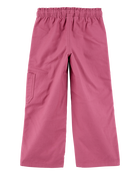 Kid 2-Piece Floral Button-Down Ribbed Tank Top & Drawstring Pants Set - Pink/Ivory, image 6 of 7 slides