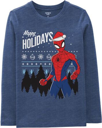 Kid Spider-Man Christmas Tee, 