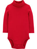 Red - Baby Turtleneck Bodysuit