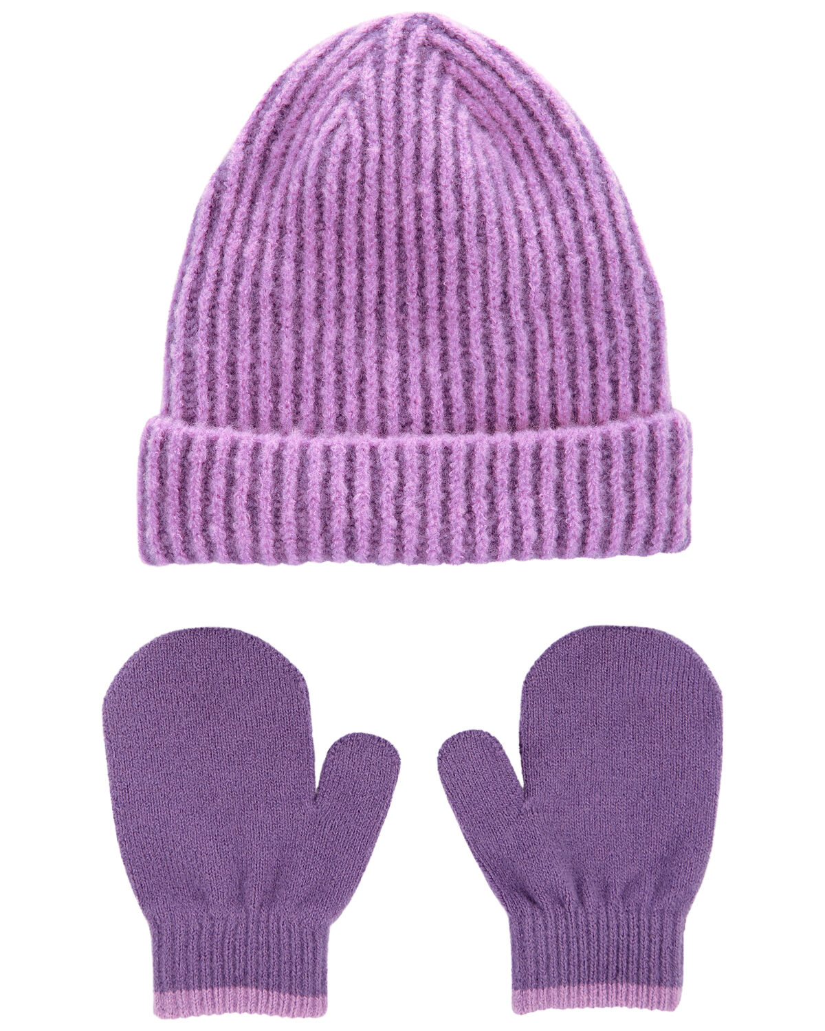 Purple Toddler 2Pack Beanie & Mittens