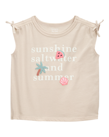 Baby Sunshine, Saltwater and Summer Graphic Tee, 