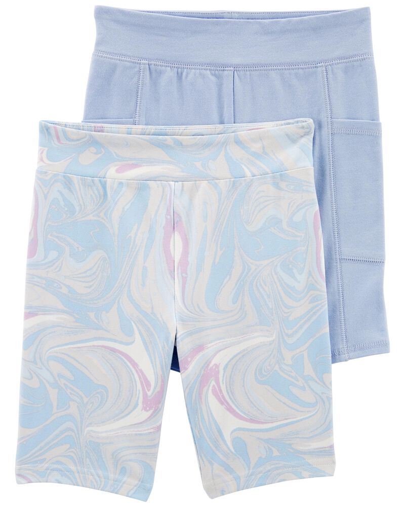 Kid 2-Pack Bike Shorts, image 1 of 3 slides