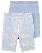 Kid 2-Pack Bike Shorts, image 1 of 3 slides