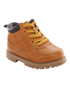 Kid High-Top Faux Leather Boots, image 1 of 7 slides