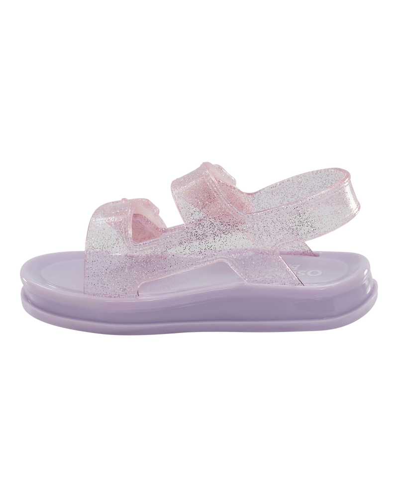 Toddler Jelly Sandals - Purple, image 6 of 7 slides