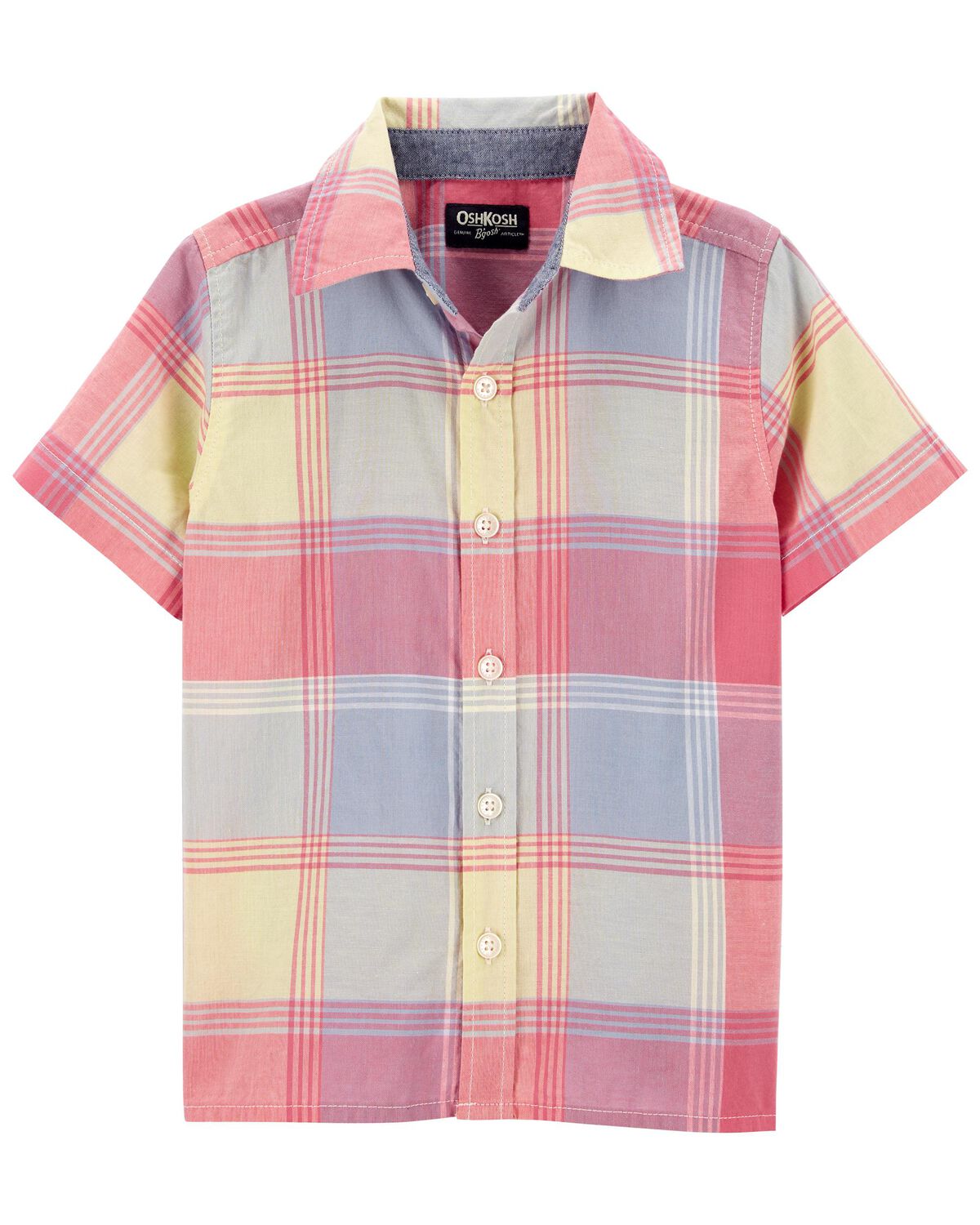Multi Toddler Plaid Button-Front Shirt | carters.com