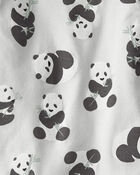 Baby Organic Cotton Pajamas Set in Panda Bear, image 3 of 4 slides