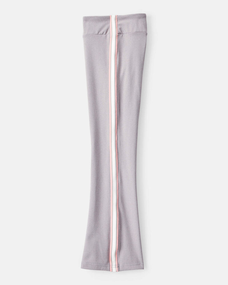 Girls Knit Flare Active Pants - Grey, image 3 of 5 slides