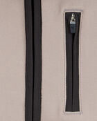 Toddler Stretch Tech Zip-Up Hooded Jacket - Khaki, image 2 of 3 slides