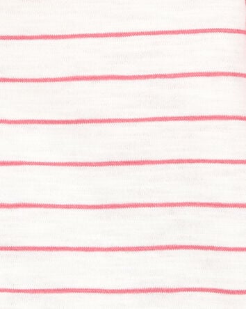 Baby Boy 3-Piece Striped Outfit Set - Red, 