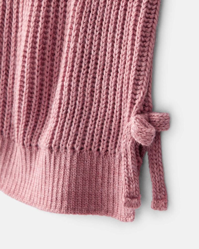 Toddler Girl Sleeveless Sweater Top - Pink, image 2 of 4 slides