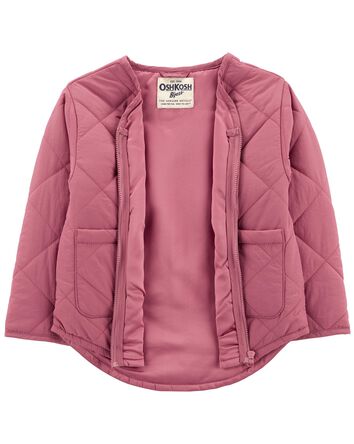 Toddler Quilted Zip Jacket, 