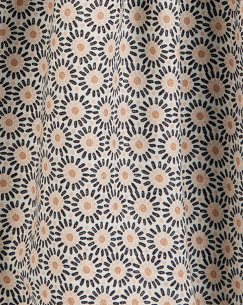Kid Geo Print Smocked Jumpsuit, 