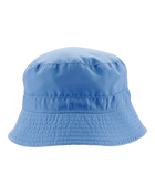 Toddler Tropical Reversible Swim Bucket Hat - Blue, image 2 of 3 slides