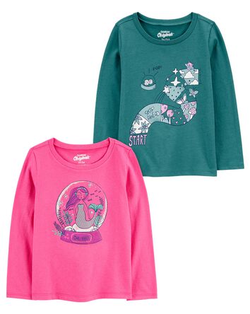 Toddler 2-Pack Graphic Tees, 