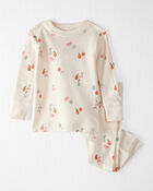 Baby Fruit Print Organic Cotton 2-Piece Pajamas, image 1 of 4 slides