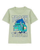 Toddler Trash Truck™ Short-Sleeve Graphic Tee - Green , image 1 of 3 slides